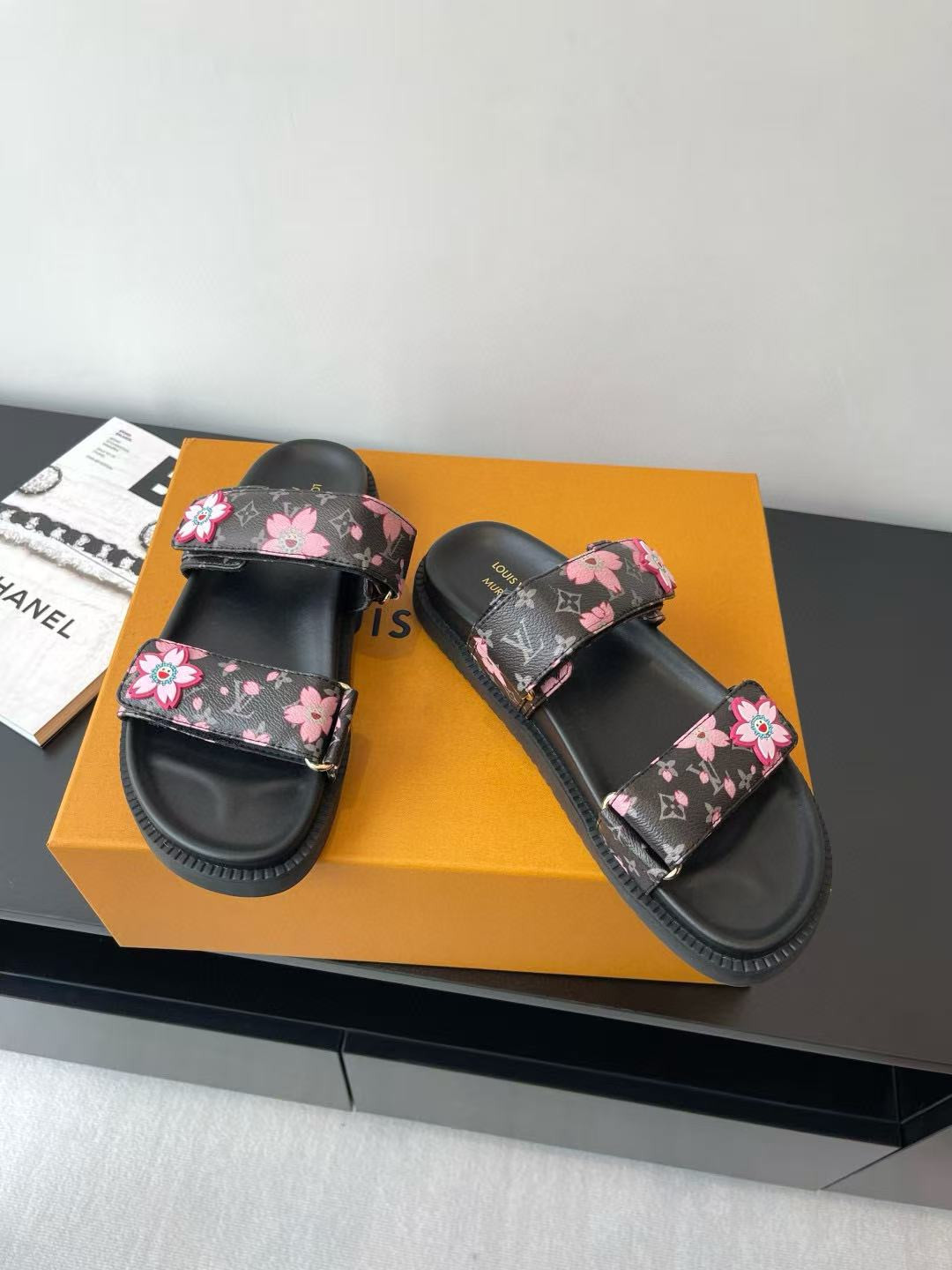UA LV x TM LV Sunset Flat Comfort Mule