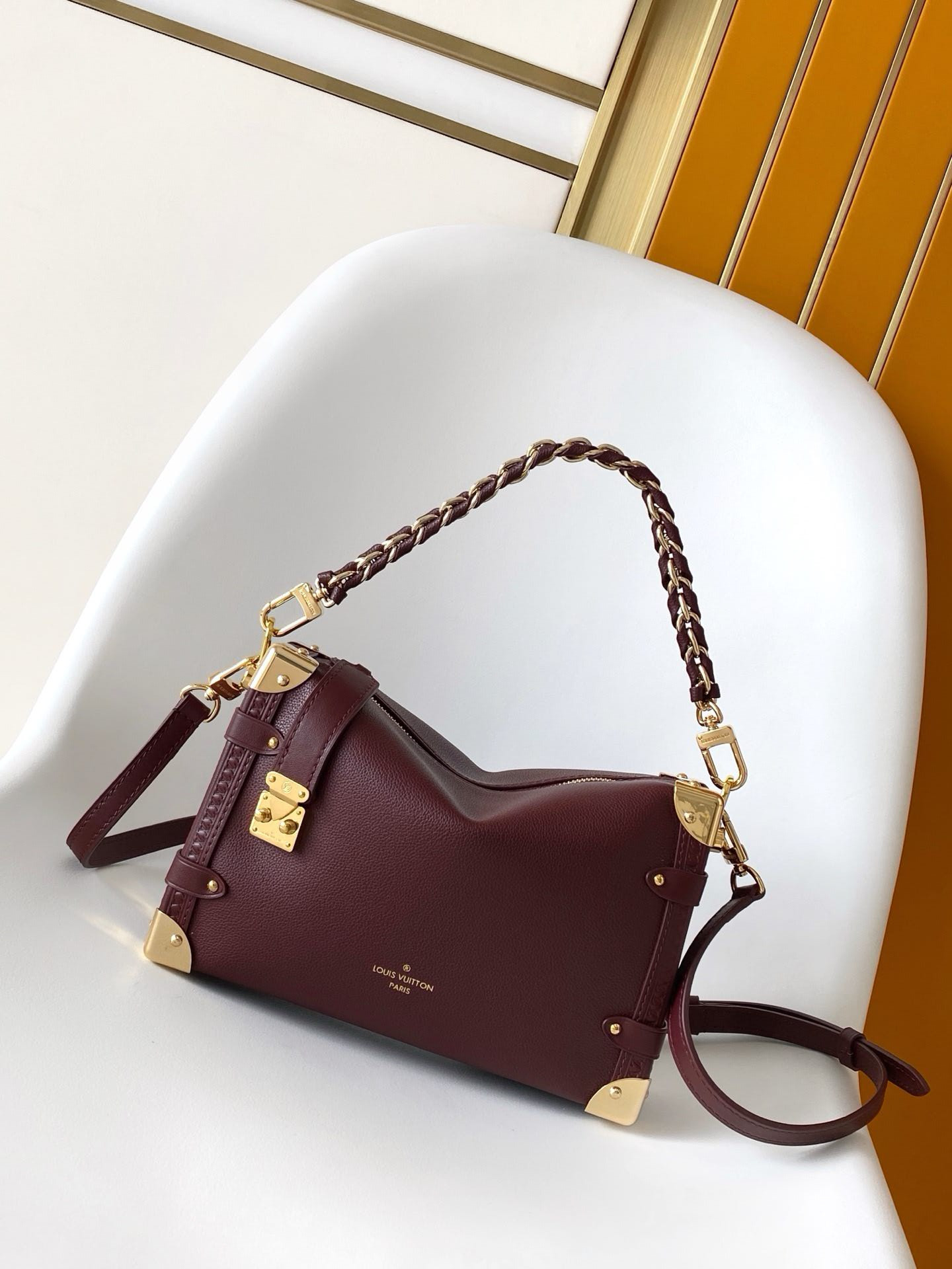 LV Side Trunk MM M25669 23.5x16x8.5cm