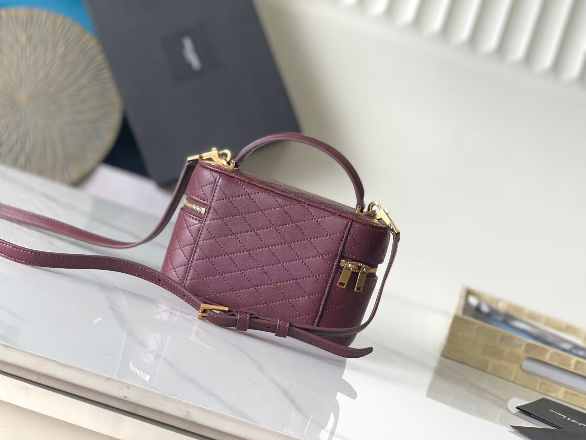 Y*L gaby vanity bag in lambskin 18 x 11 x 6.5 cm