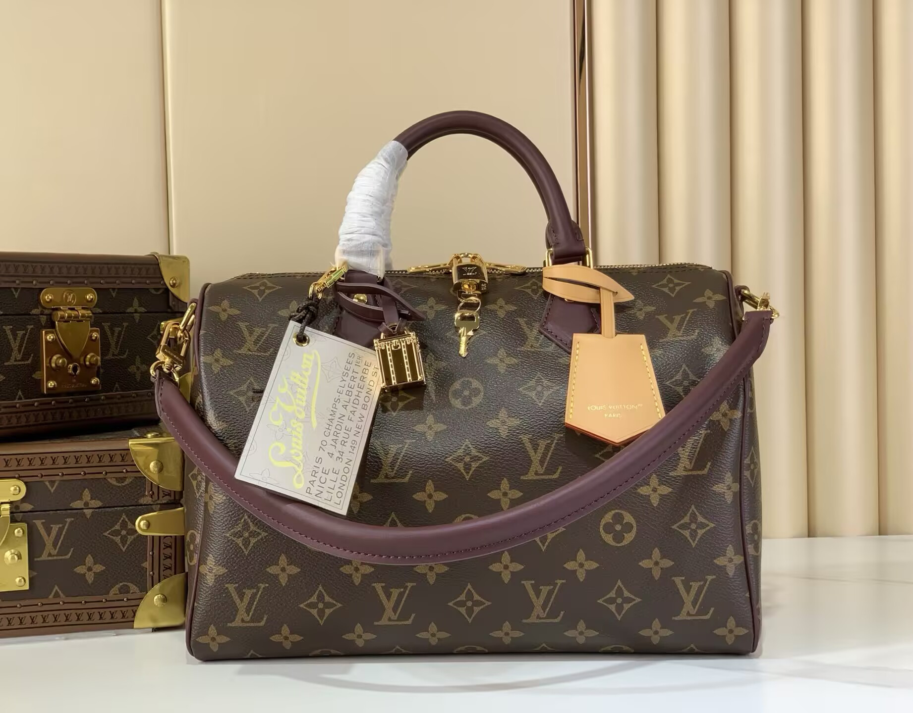 l0*is V*t0n speedy 30 soft celebration monogram handbag m28379 30x21x17cm