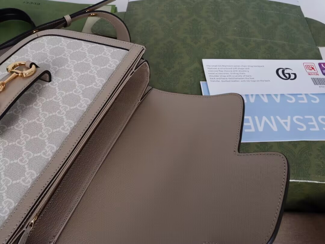 G*u*i horsebit 1955 shoulder bag 25x18x8cm