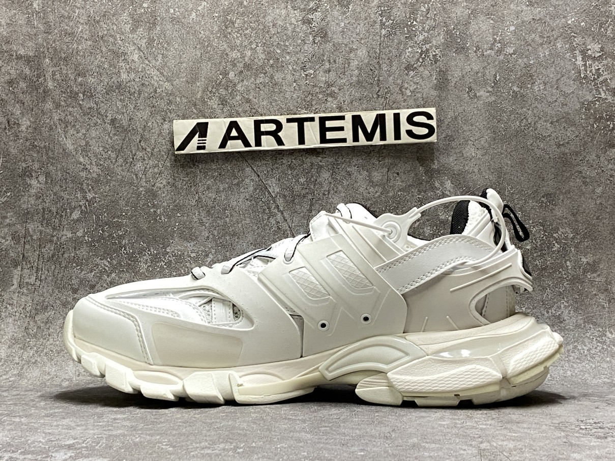 Balenciga Track White Black With Led Light