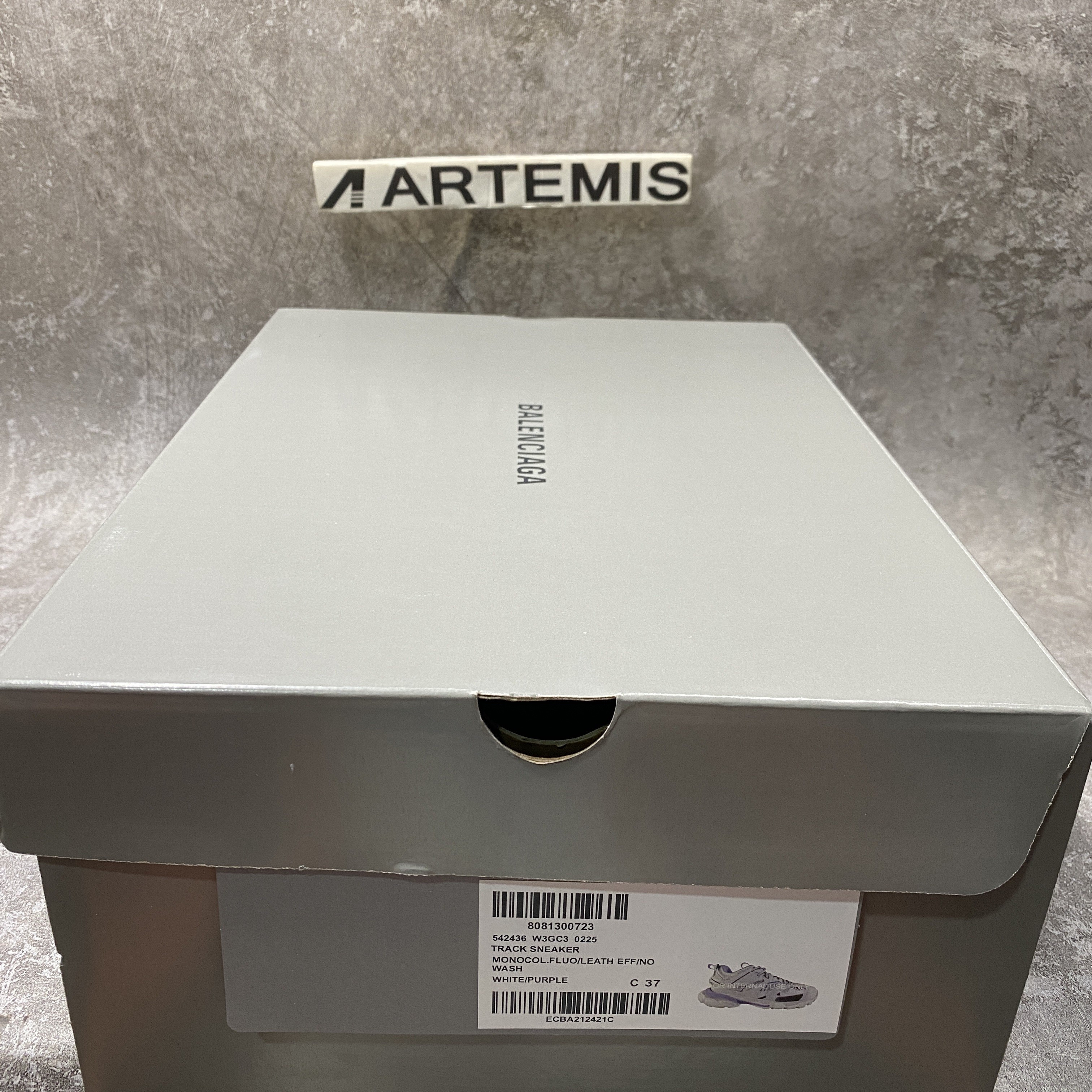 Balenciga Track Trainer Purple White