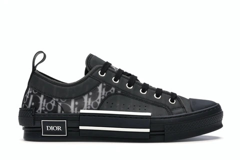 D*or b23 low top canvas oblique black