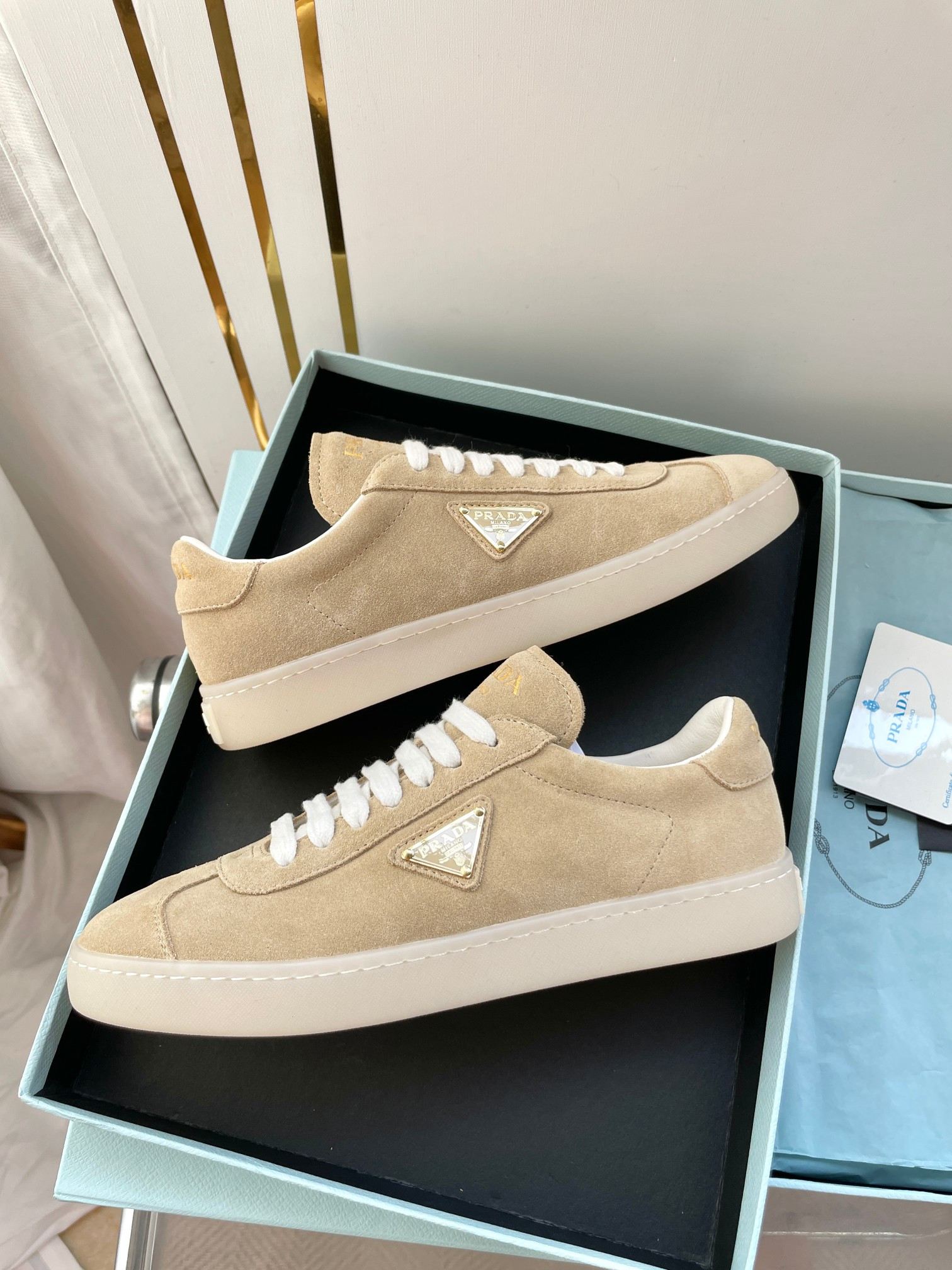 ua Pra*a downtown nappa leather sneakers