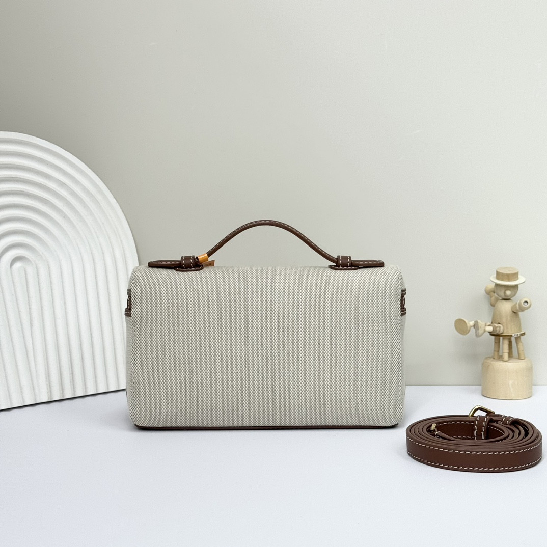 L**o p*ana extra pocket l19 cotton, linen 11 x 19 x 6.5 cm