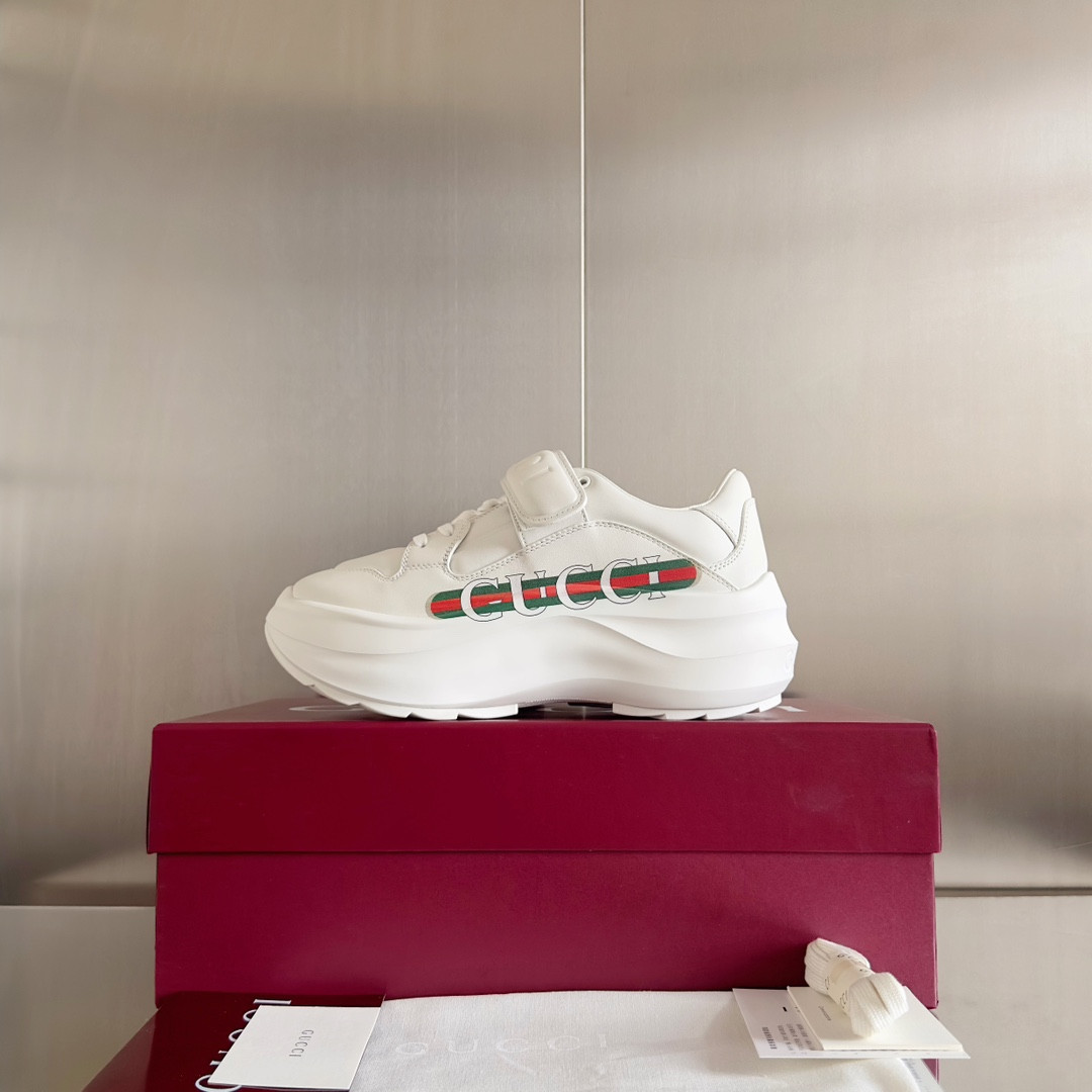 ua G*u*i wave wedge sneaker