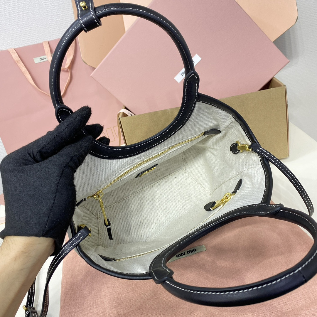 Miu Miu IVY leather bag 23.5x22x12cm