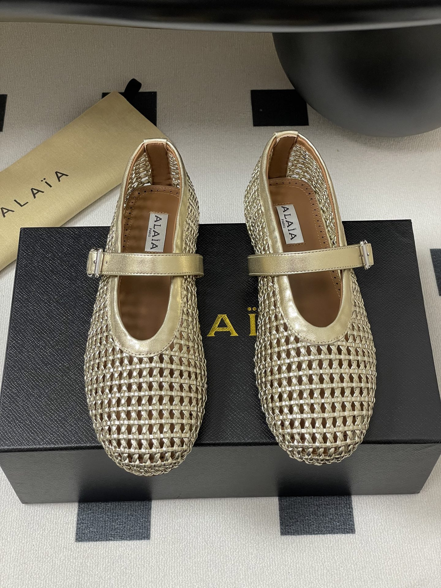 UA Alaïa BRAIDED BALLET FLATS(Customized Size 7-10 days production time)