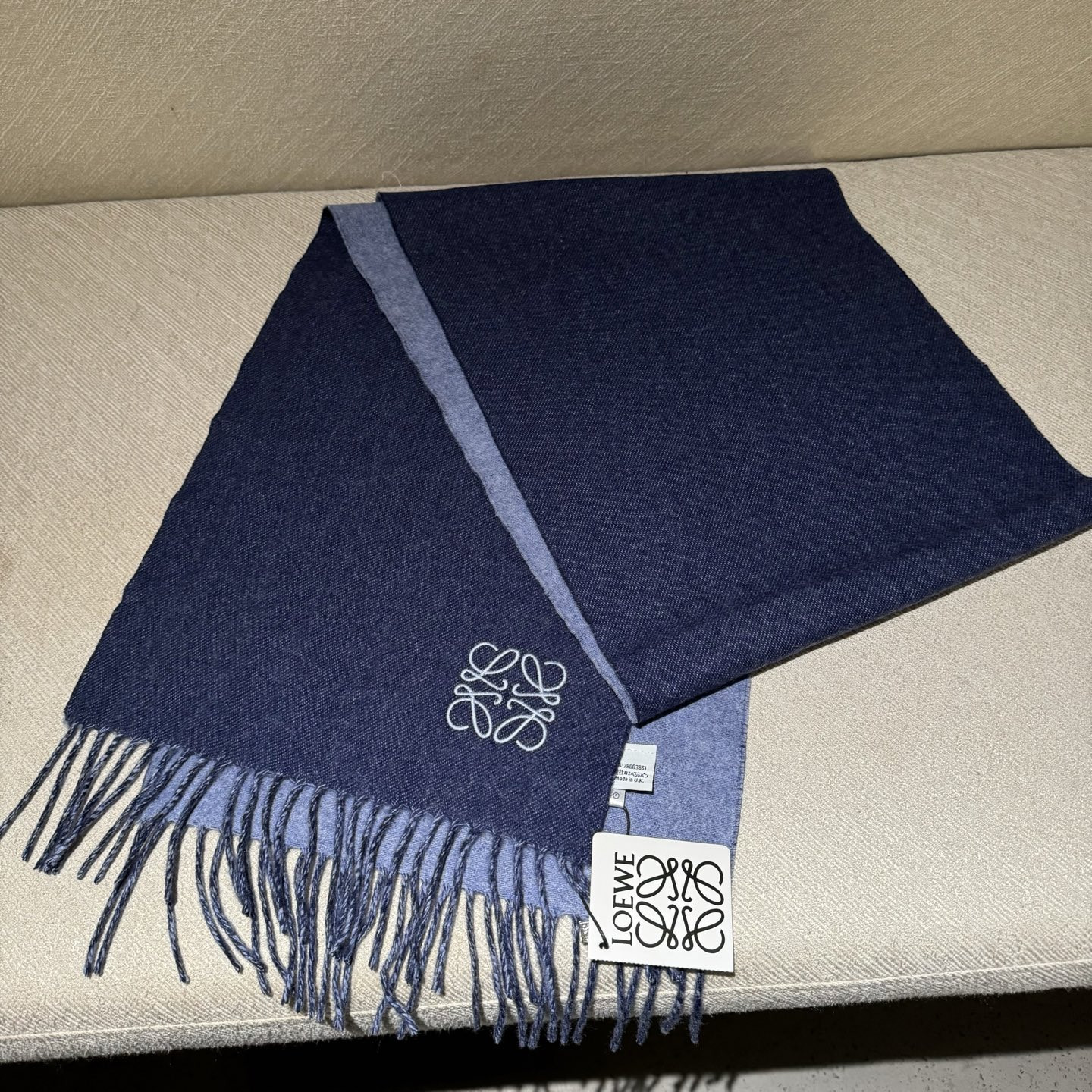L0ew* scarf 35x190cm 100% lamb cashmere