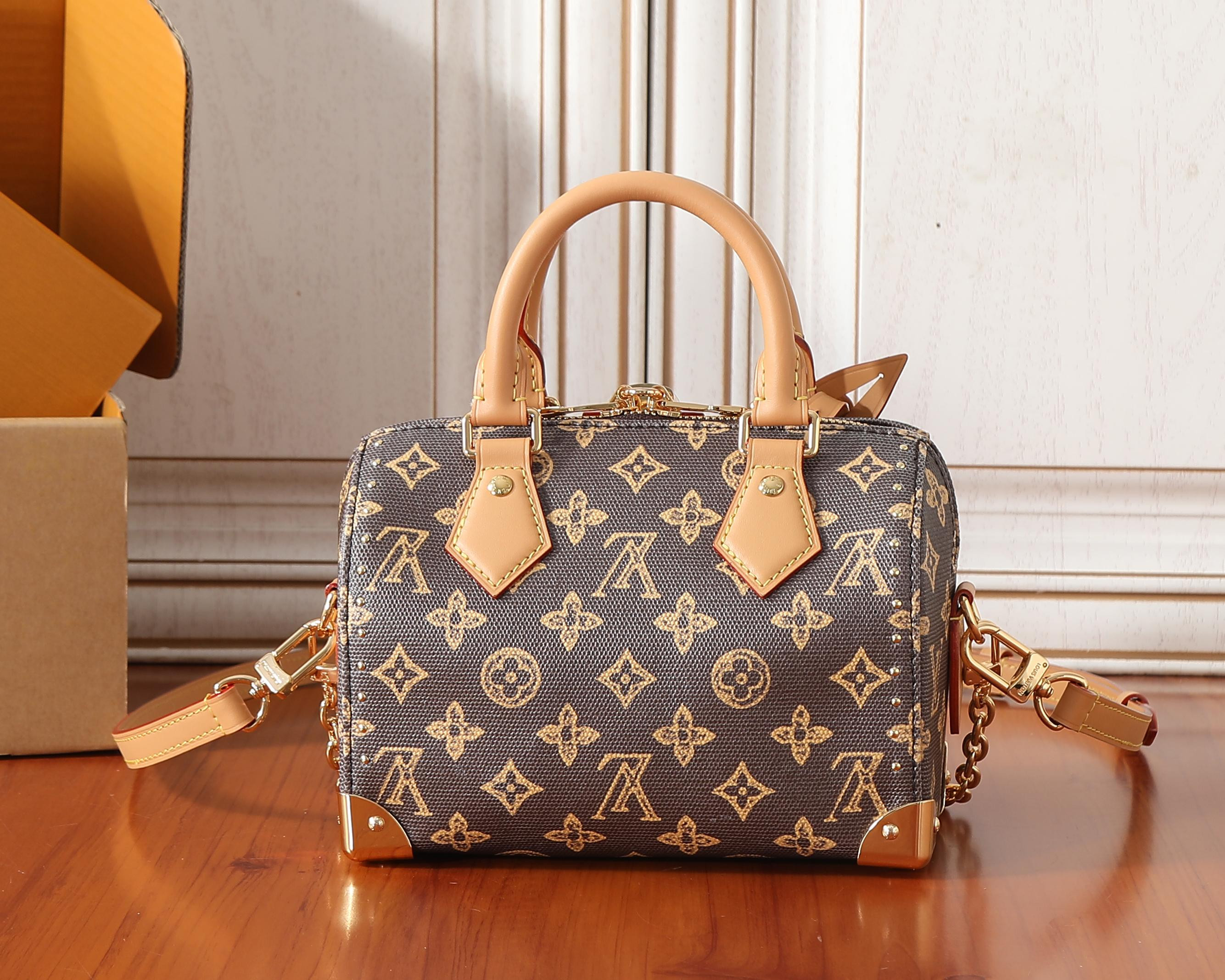 LV SPEEDY TRUNK 20 Handbag M28102 13.5x11x20.5cm